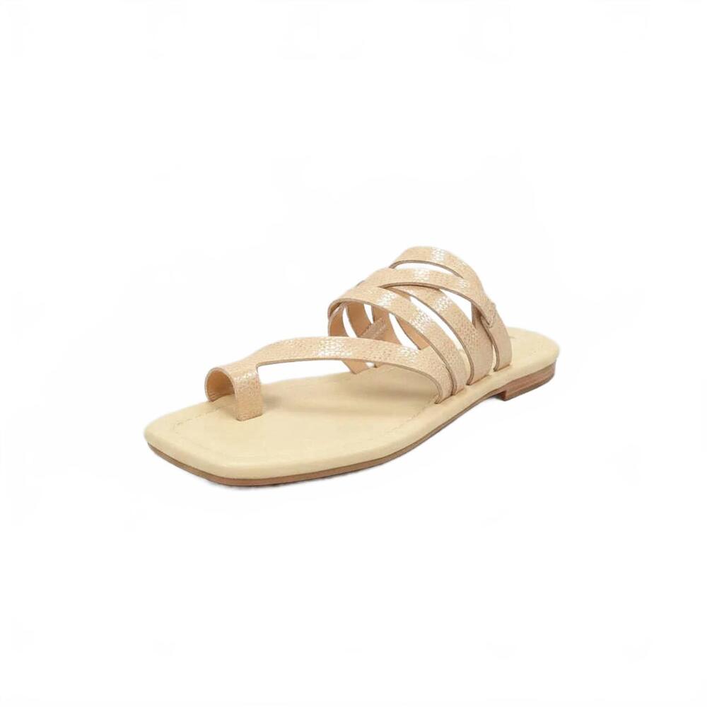 NEW DONALD PLINER women's haziet sandal in platinum